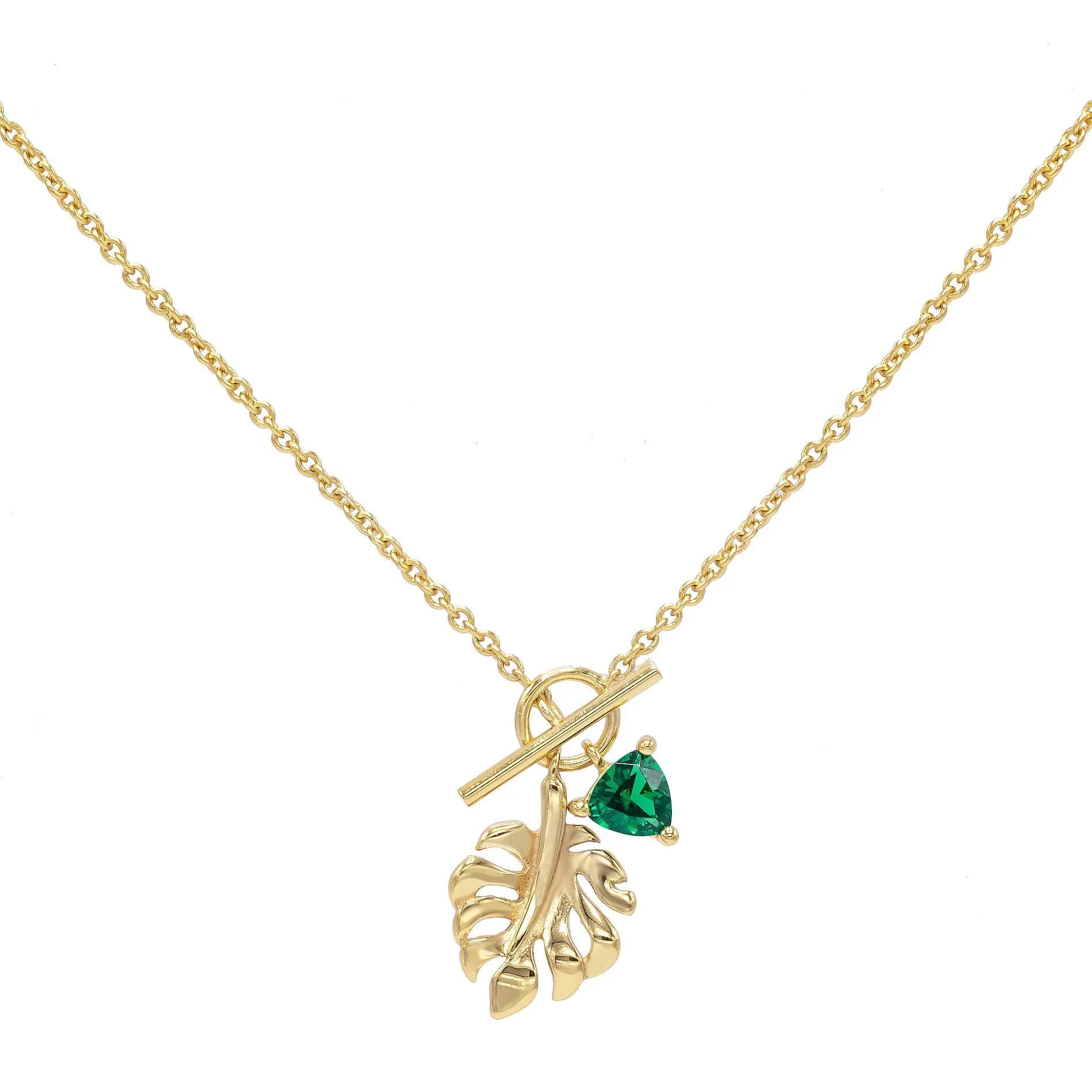 Leaf Stone Necklace