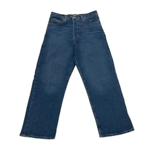 Levi's Womens 30 Ribcage Straight Ankle High Waist Denim Jeans Minimalist Casual