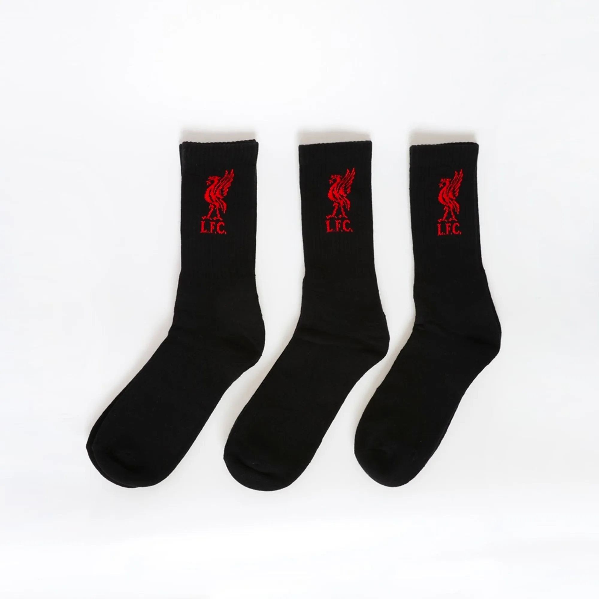 LFC Adults 3 Pack Socks Black