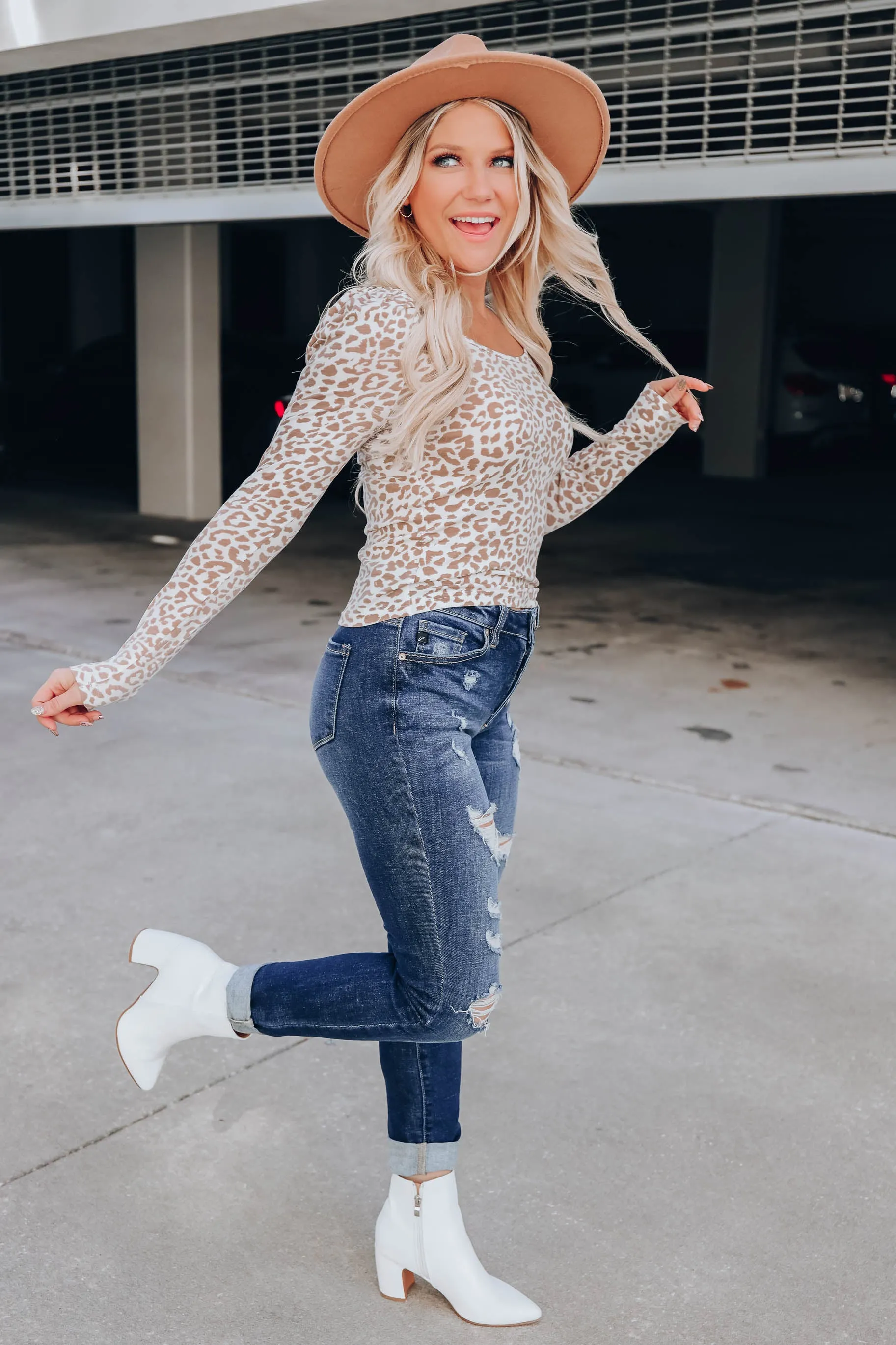 Lola Leopard Print Top