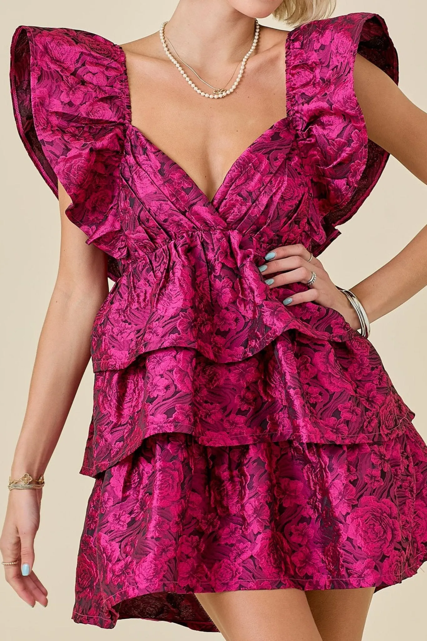 Mariposa Ruffle Dress
