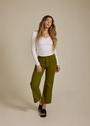 Marli Wide Leg Ankle || Olivo