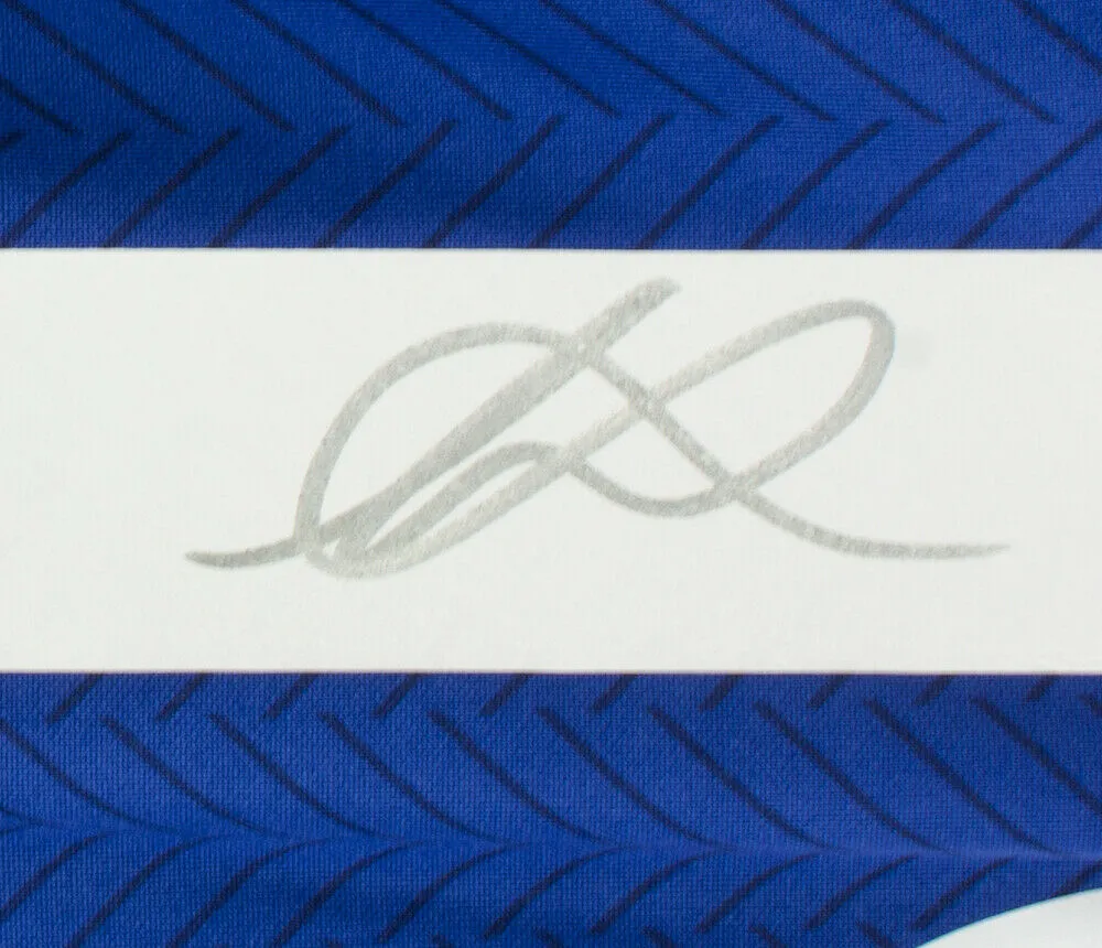 Mason Mount Signed In Silver Blue Chelsea FC Soccer Jersey BAS ITP