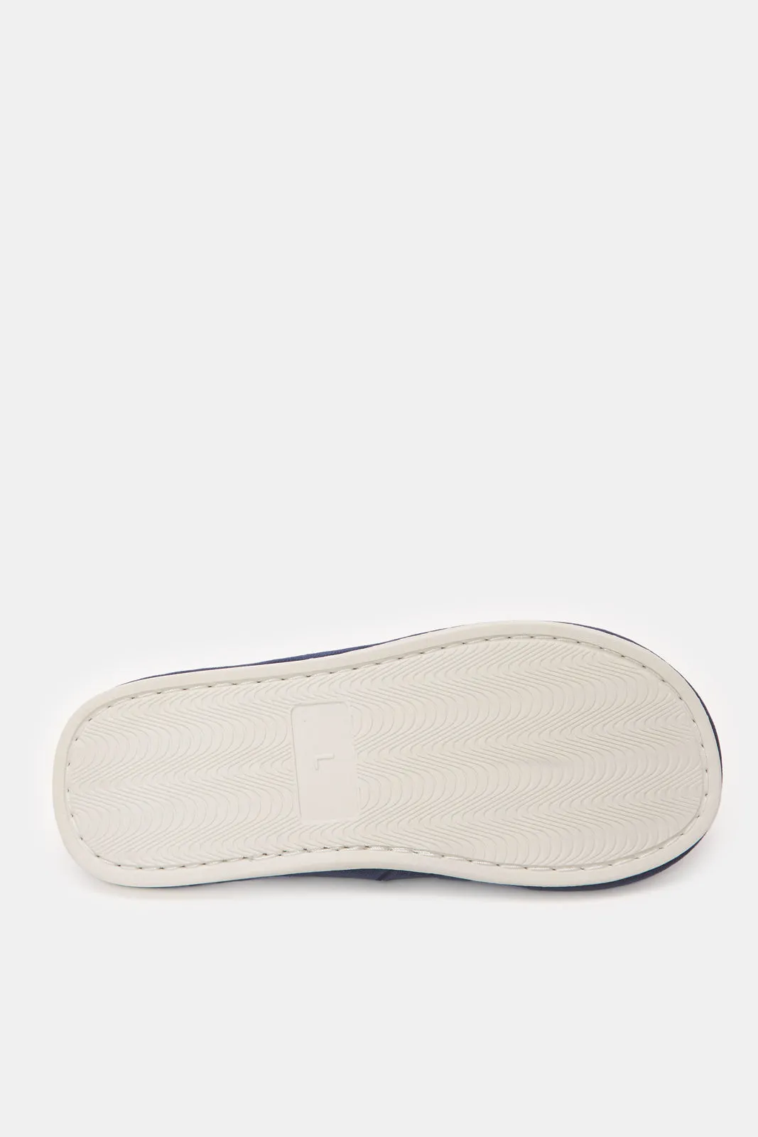 Men Navy Mule Slipper