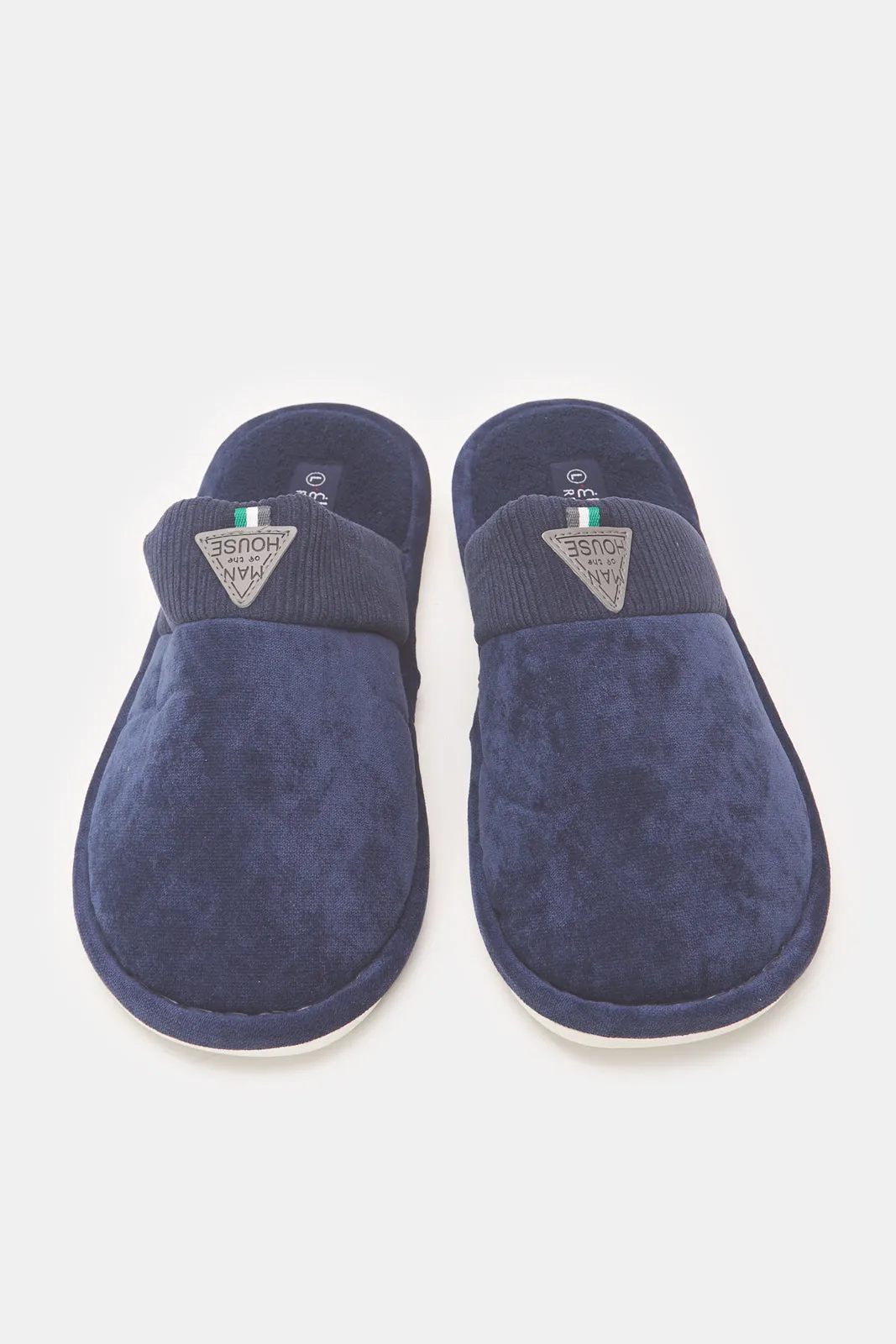 Men Navy Mule Slipper
