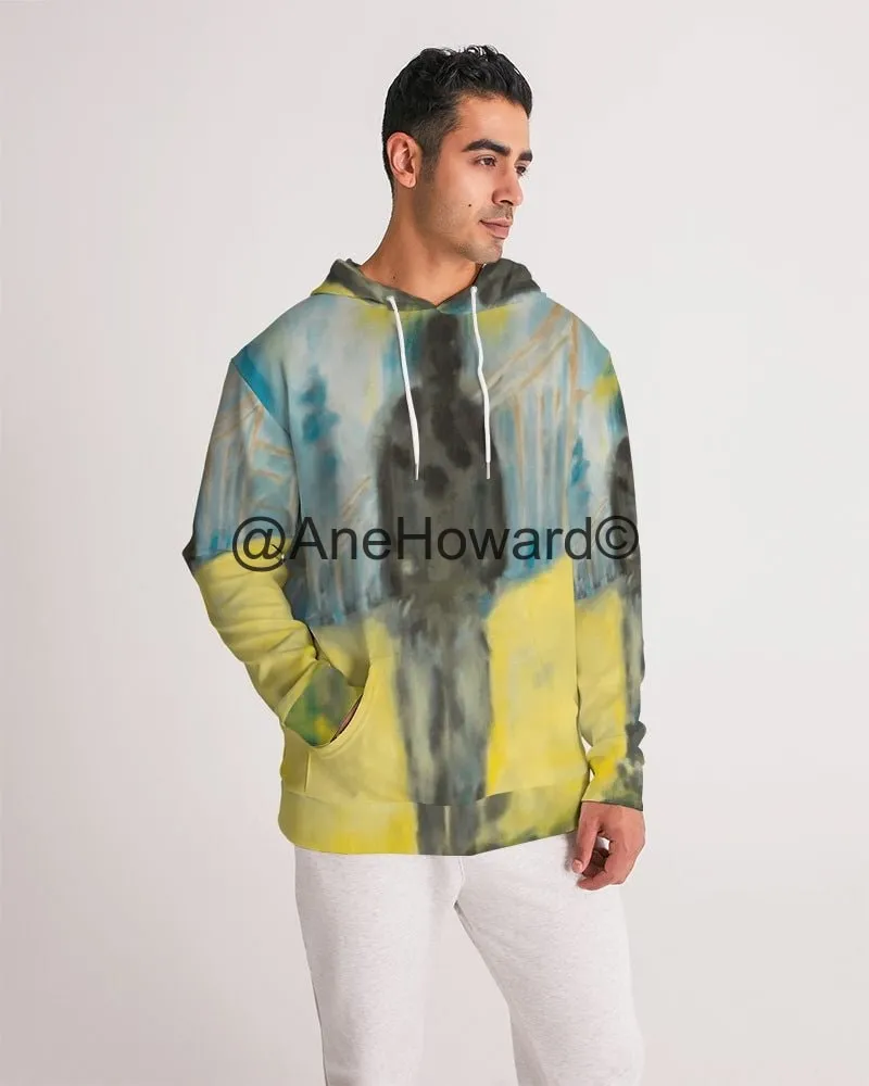 Men's Hoodie Man Walking Away