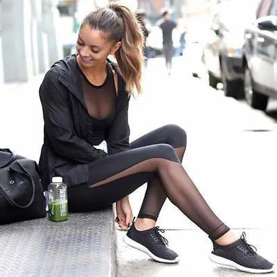 Mesh Side Workout Leggings