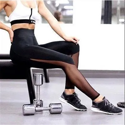Mesh Side Workout Leggings