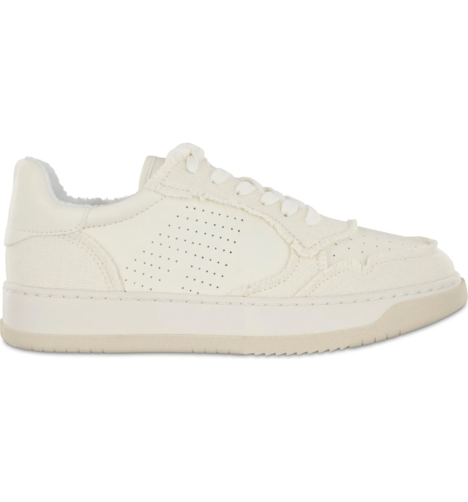 Mia Shoes Kass Frayed Twill Sneaker