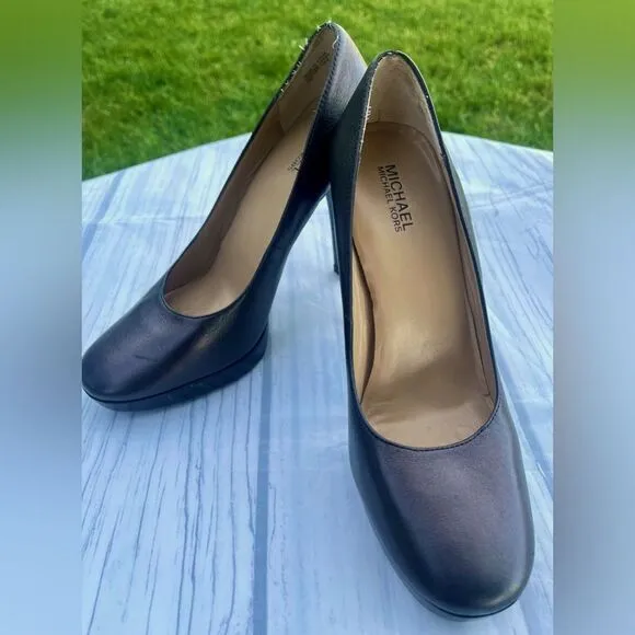 Michael Kors dark Metallic Gold High Heels Size 9