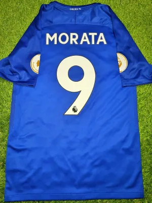 Morata Chelsea 2017 - 2018 Home Jersey Shirt Camiseta S SKU# 905513-496