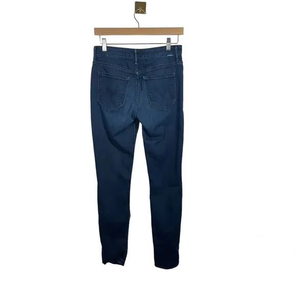 Mother The Looker High Rise Jeans in The Missing Hour Dark Wash Size 27