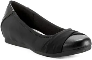 New in box! MOBY Womens Wedge Shoes - Casual & Comfortable - Made from Textile and Synthetic Leather - Perfect for Spring Summer Fall Winter, Black, Sz 9! Fits True