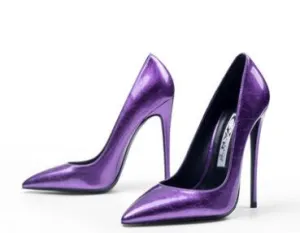 New Red Women's Sexy Pumps High Heeled Bright Genuine Leather Shoes Wedding Elegant Black Bottom Pointed Toe Heels Lady Stiletto