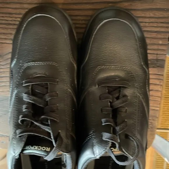 NEW | Rockport Mens Prowalker MR7108W Black Leather Size 12‎ Wide