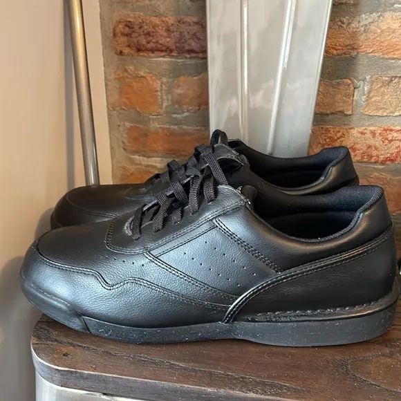 NEW | Rockport Mens Prowalker MR7108W Black Leather Size 12‎ Wide