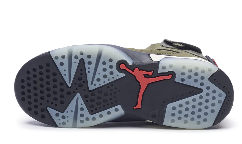 Nike Jordan 6 Retro x Travis Scott PS (CQ3565-200) Preschool Size 11C-3Y