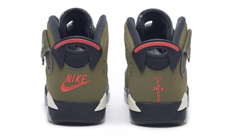 Nike Jordan 6 Retro x Travis Scott PS (CQ3565-200) Preschool Size 11C-3Y