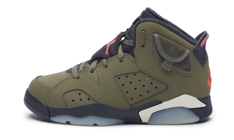 Nike Jordan 6 Retro x Travis Scott PS (CQ3565-200) Preschool Size 11C-3Y