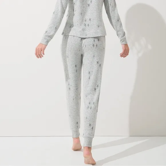 NWT SOMA BRUSHED COZY LS JOGGERS XXL Wandering Star