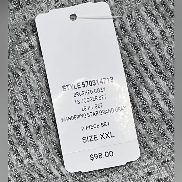 NWT SOMA BRUSHED COZY LS JOGGERS XXL Wandering Star