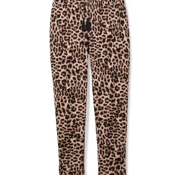NWT Soma COOL NIGHTS Divine Leopard Pajama Set