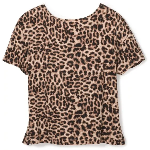 NWT Soma COOL NIGHTS Divine Leopard Pajama Set