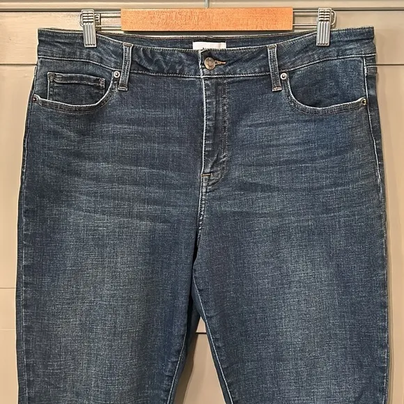 Pistola High Rise Ankle Skinny Jeans Dark Wash Stretch Denim Size 33