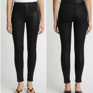 Pistola NWT Size 31 Aline Black Coated Ankle Jean High Rise Skinny New 178$