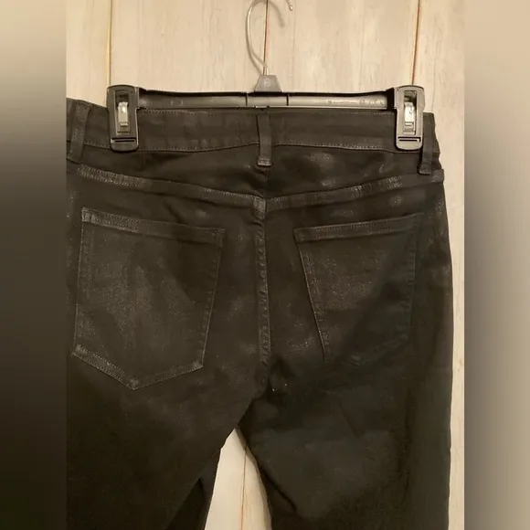 Pistola NWT Size 31 Aline Black Coated Ankle Jean High Rise Skinny New 178$