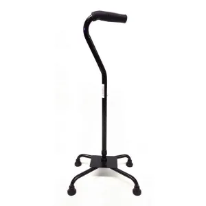 PQUIP Quad Tip Large Cane With TPR Handle