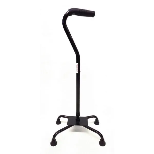 PQUIP Quad Tip Large Cane With TPR Handle