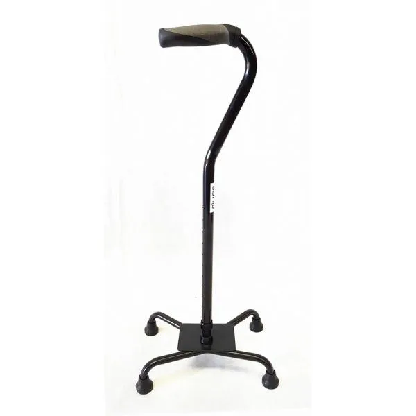 PQUIP Quad Tip Large Cane With TPR Handle