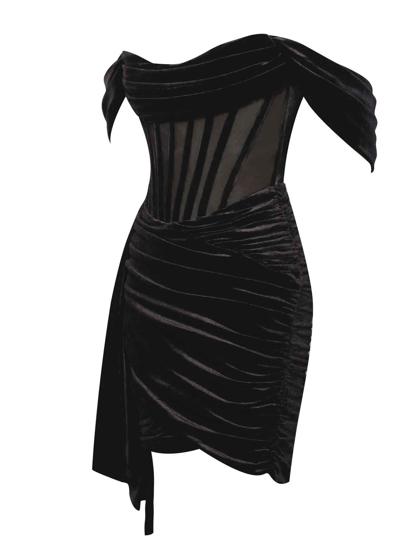PRE-ORDER Valentina Corset Dress x Black