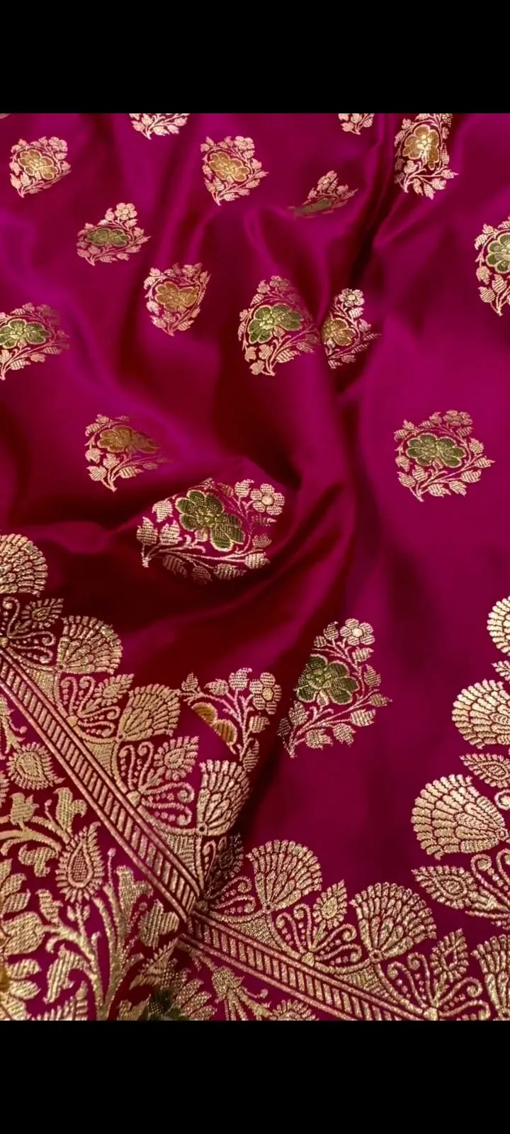 Pure Designer Mashru Silver Zari Satin Silk banarasi zari work  Saree