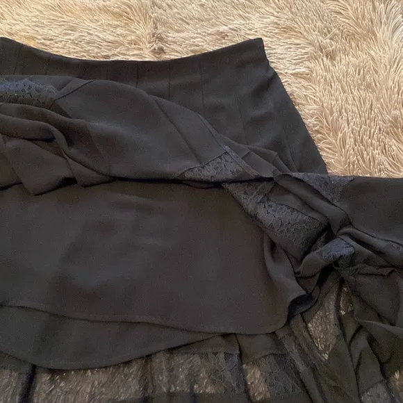 Reiss | Black Pleated Chelsea Midi Skirt