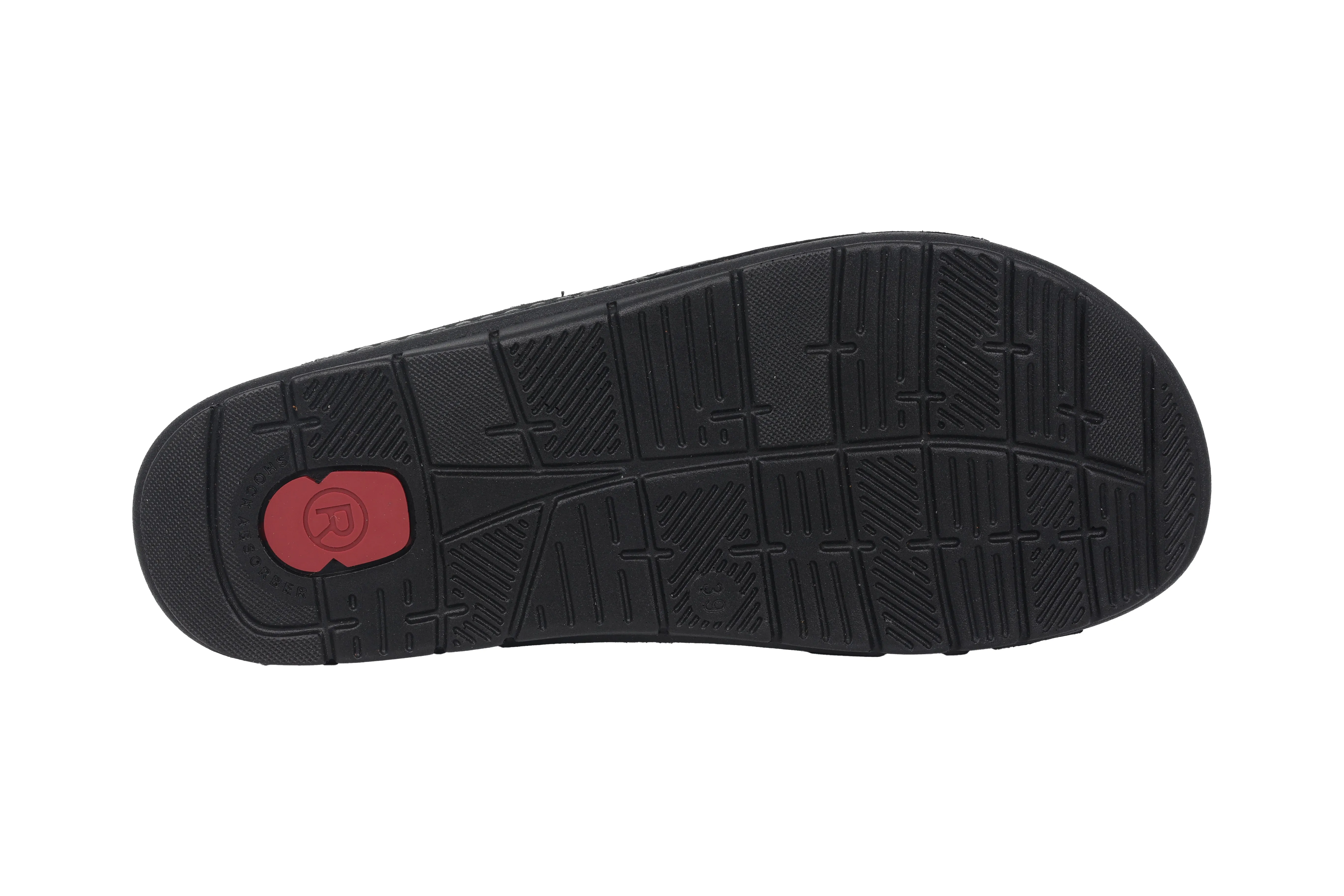 'Rodigo-H' men's sandal - Black