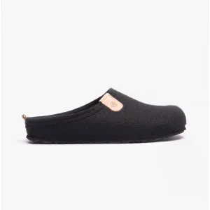 Rohde 6900 Mens Felt Slippers Black