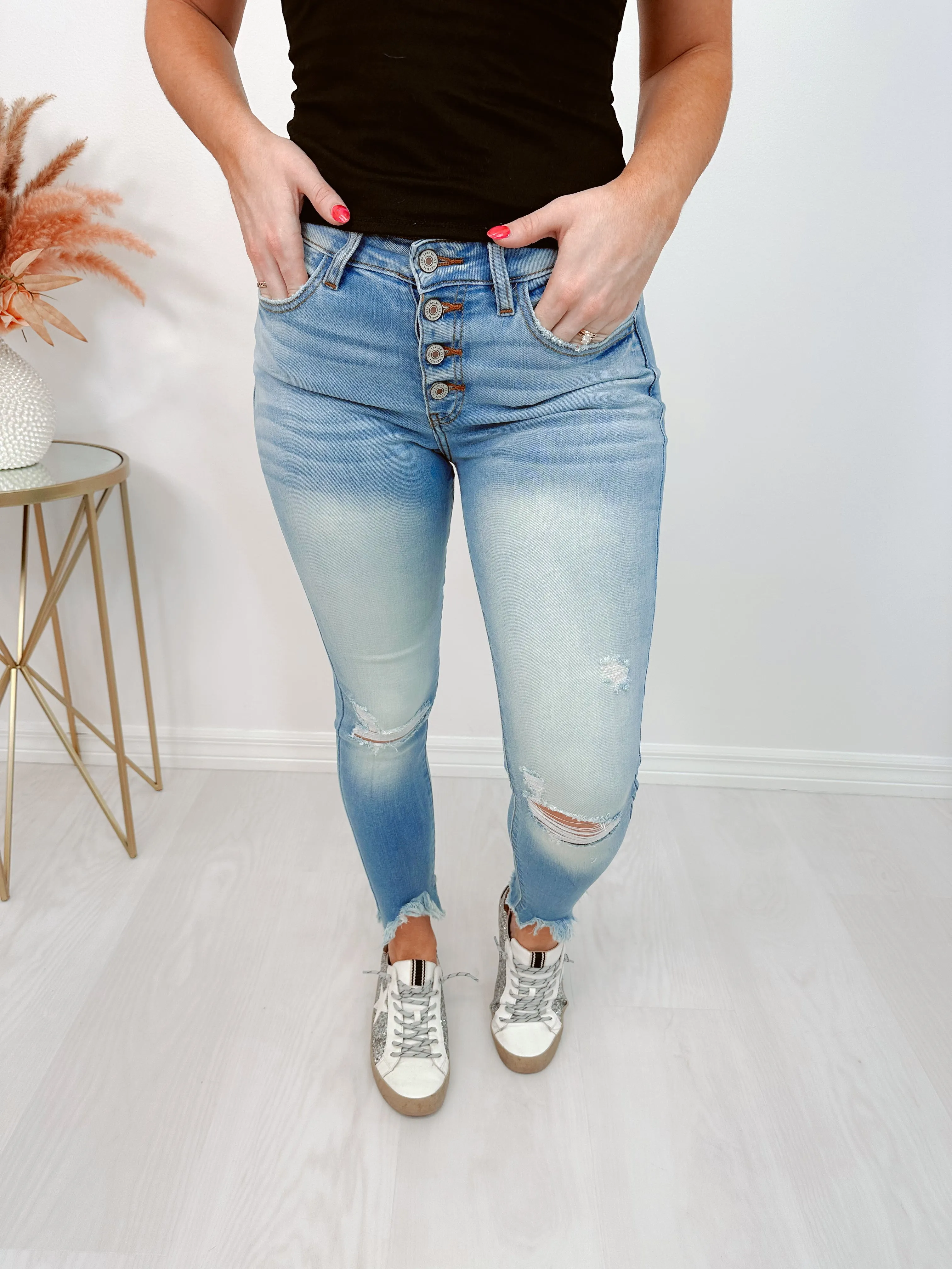 Selah Super Skinny Ankle Jeans