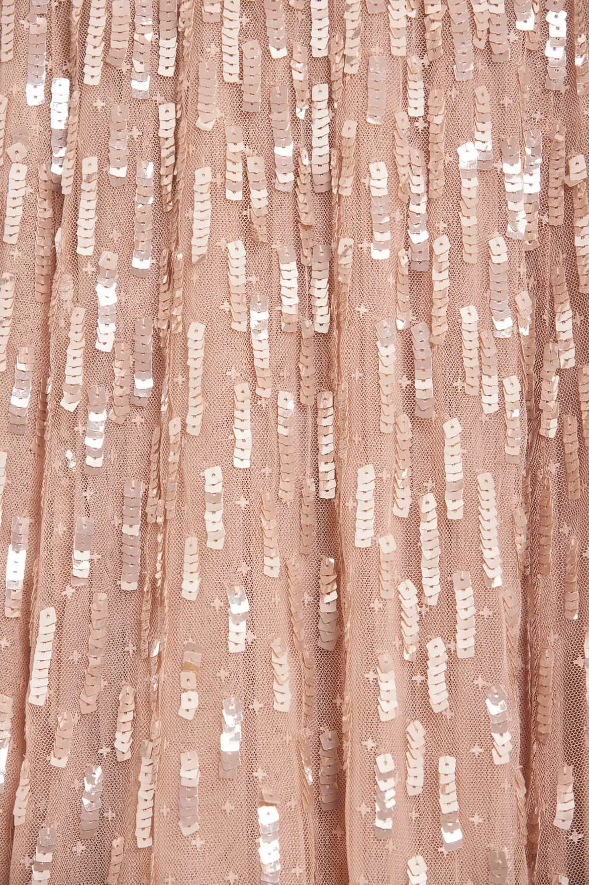 Sequin Dash Cape Ankle Gown