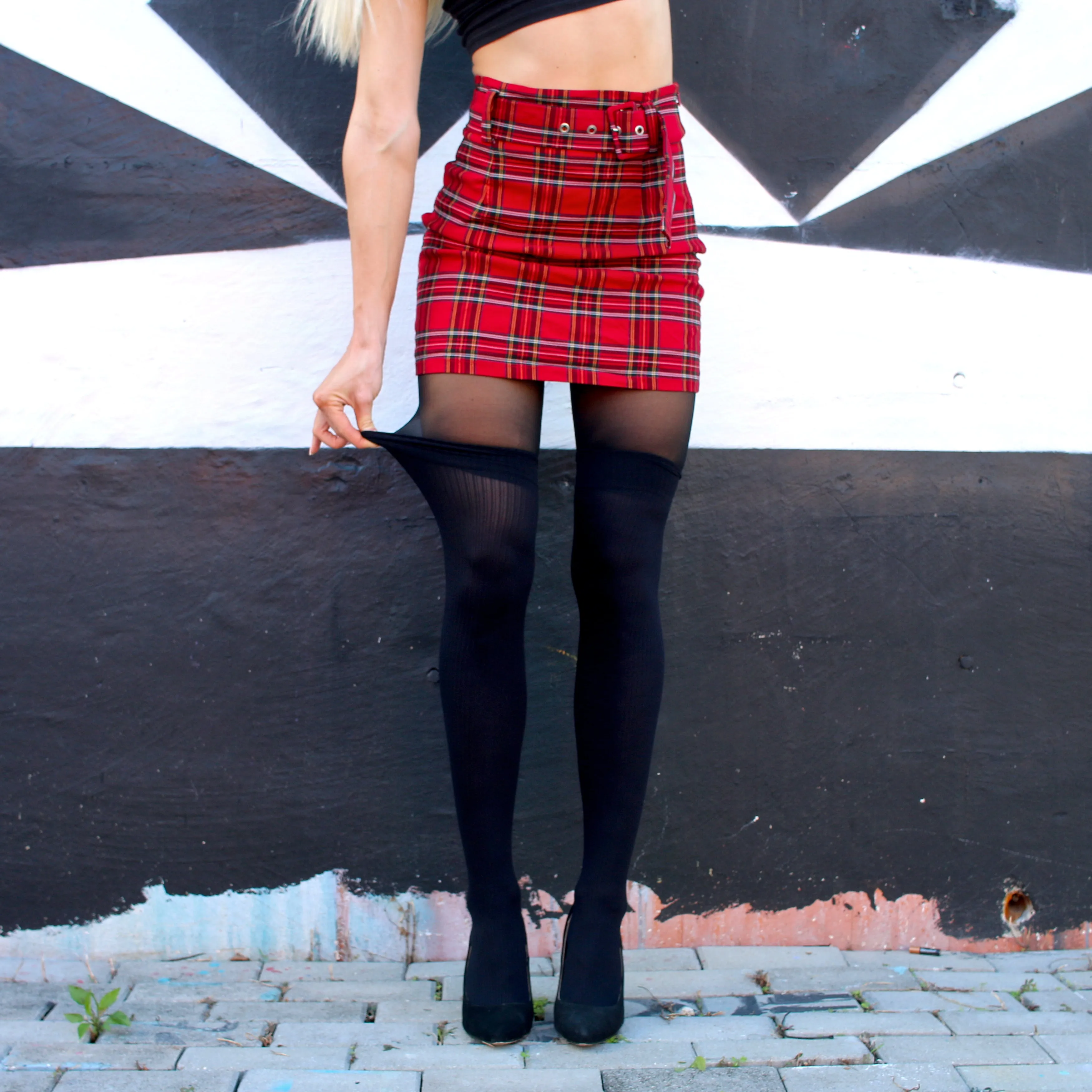 Sheer Thigh High Stockings