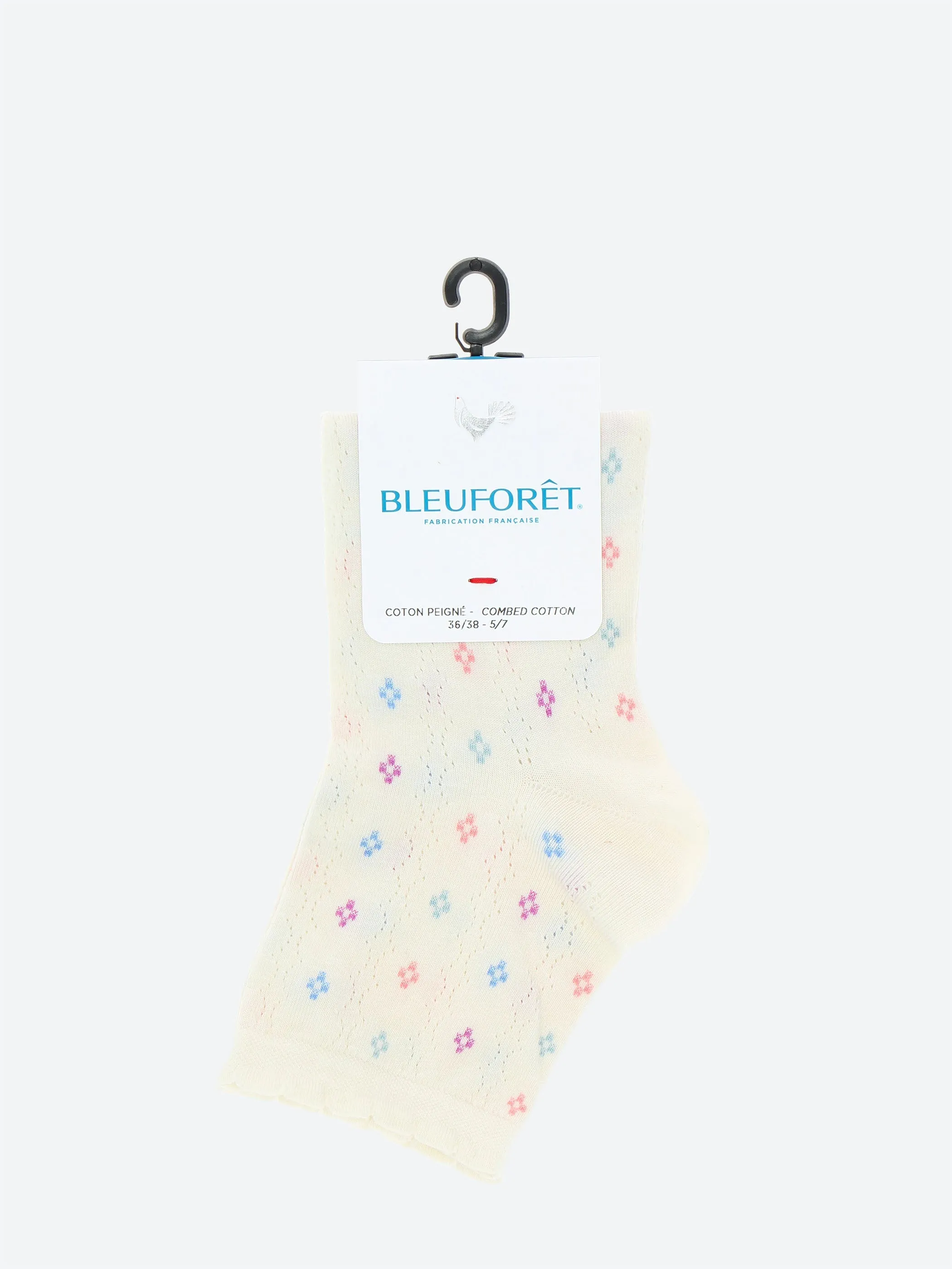 Short Small Diamond Openwork Socks
