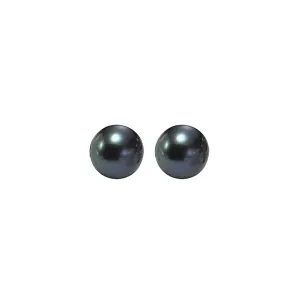 Silver (SLV 995) Classic Book Freshwater Pearls Fashion Earrings