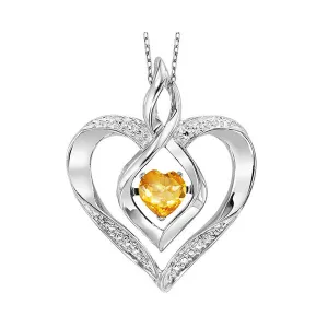 Silver (SLV 995) Classic Book Rhythm Of Love Neckwear Pendant
