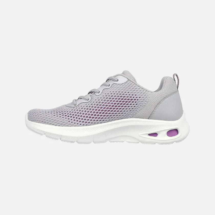 Skechers Bobs Unity-Hint Of Color Women's Walking Shoes -Gray/Purple