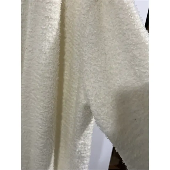 SKIMS Cozy Knit Robe Bone With Pockets Size 4X/5X Comfy Loungewear Long No Belt