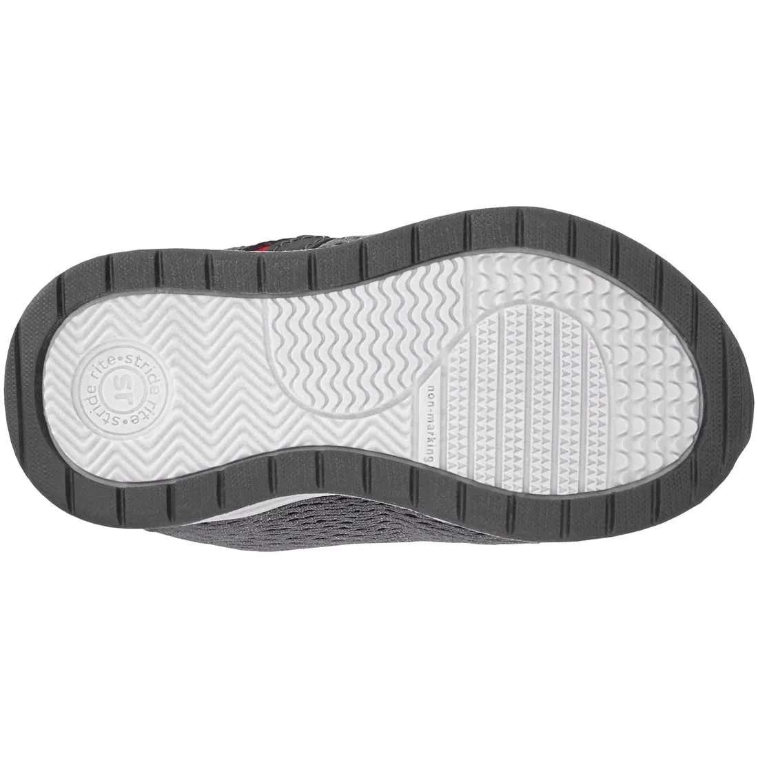 Stride Rite Light-Up Dinosaur Sneaker - Grey Multi