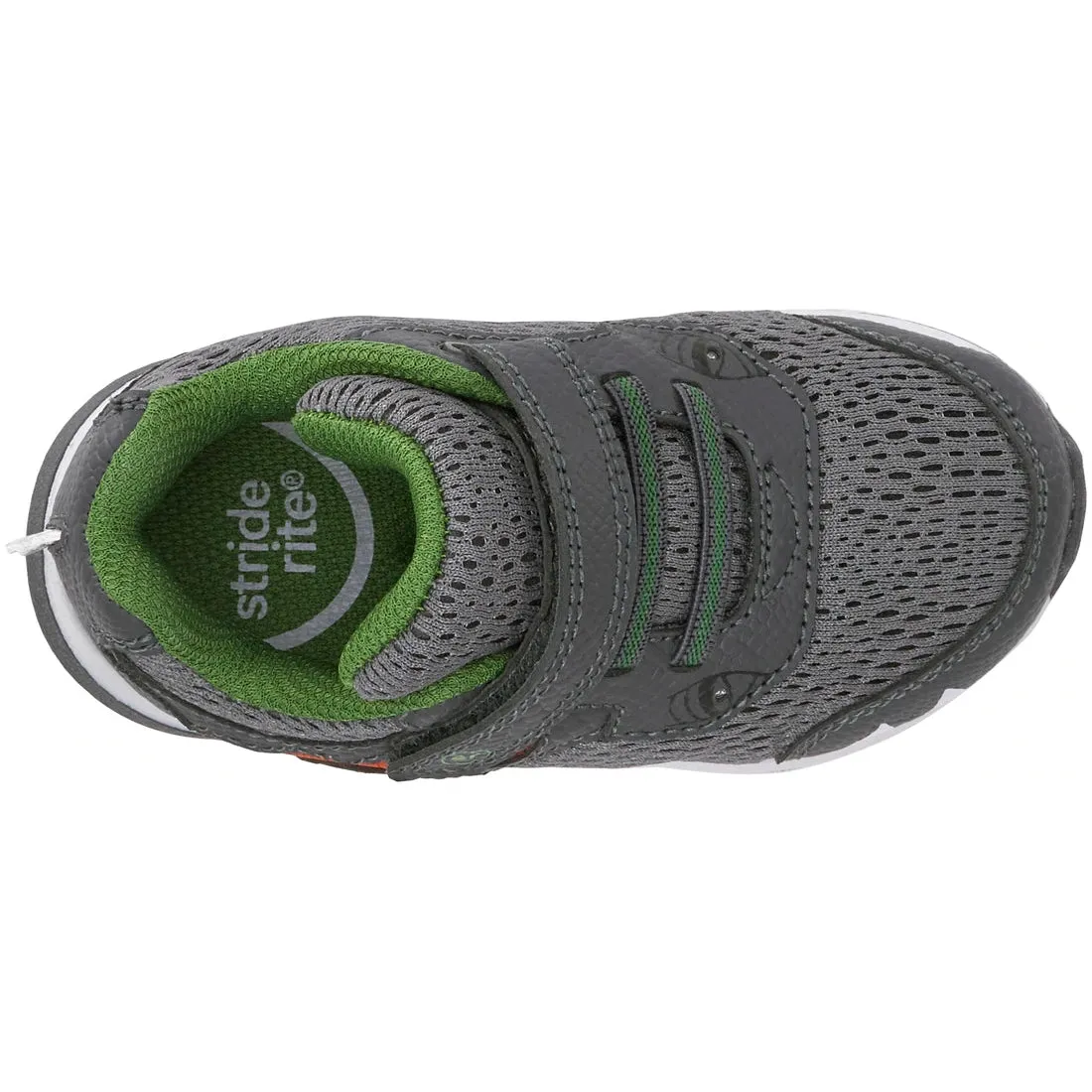 Stride Rite Light-Up Dinosaur Sneaker - Grey Multi