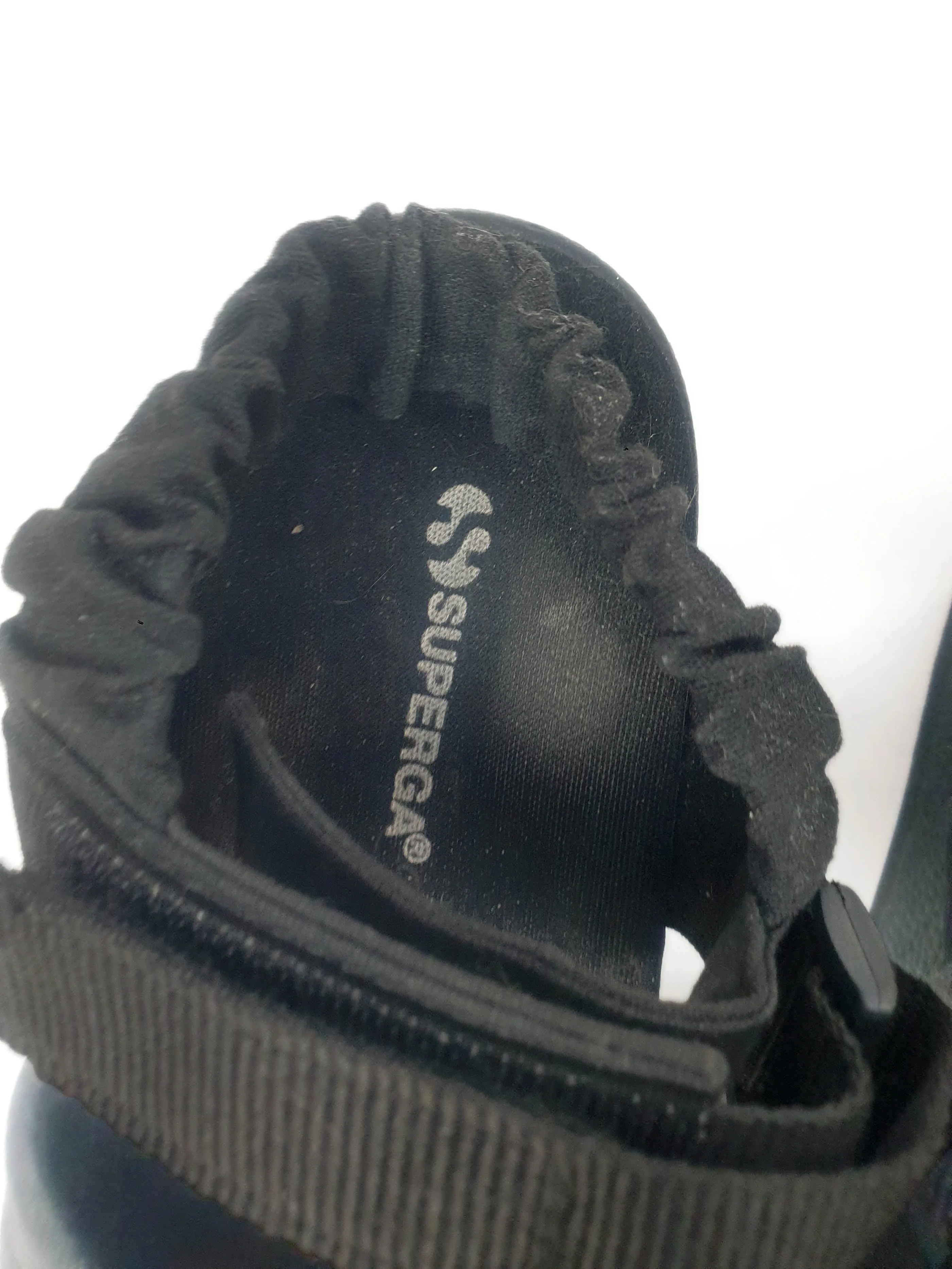Supergar black shoes size 38