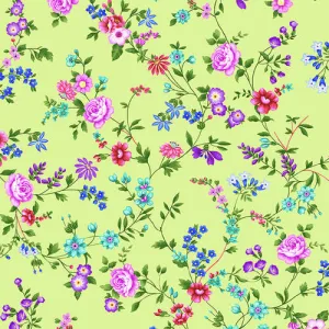 Sweet Perfume 4993-64 Lime @ $9.00 / yard